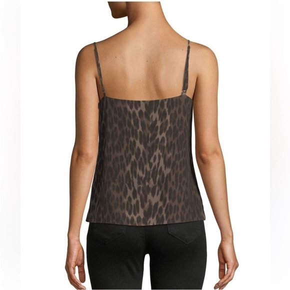 L'AGENCE Jane Silk Animal Print Silk Top Size M - Picture 2 of 7